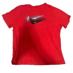 Nike Kids Red Short Sleeve Tee